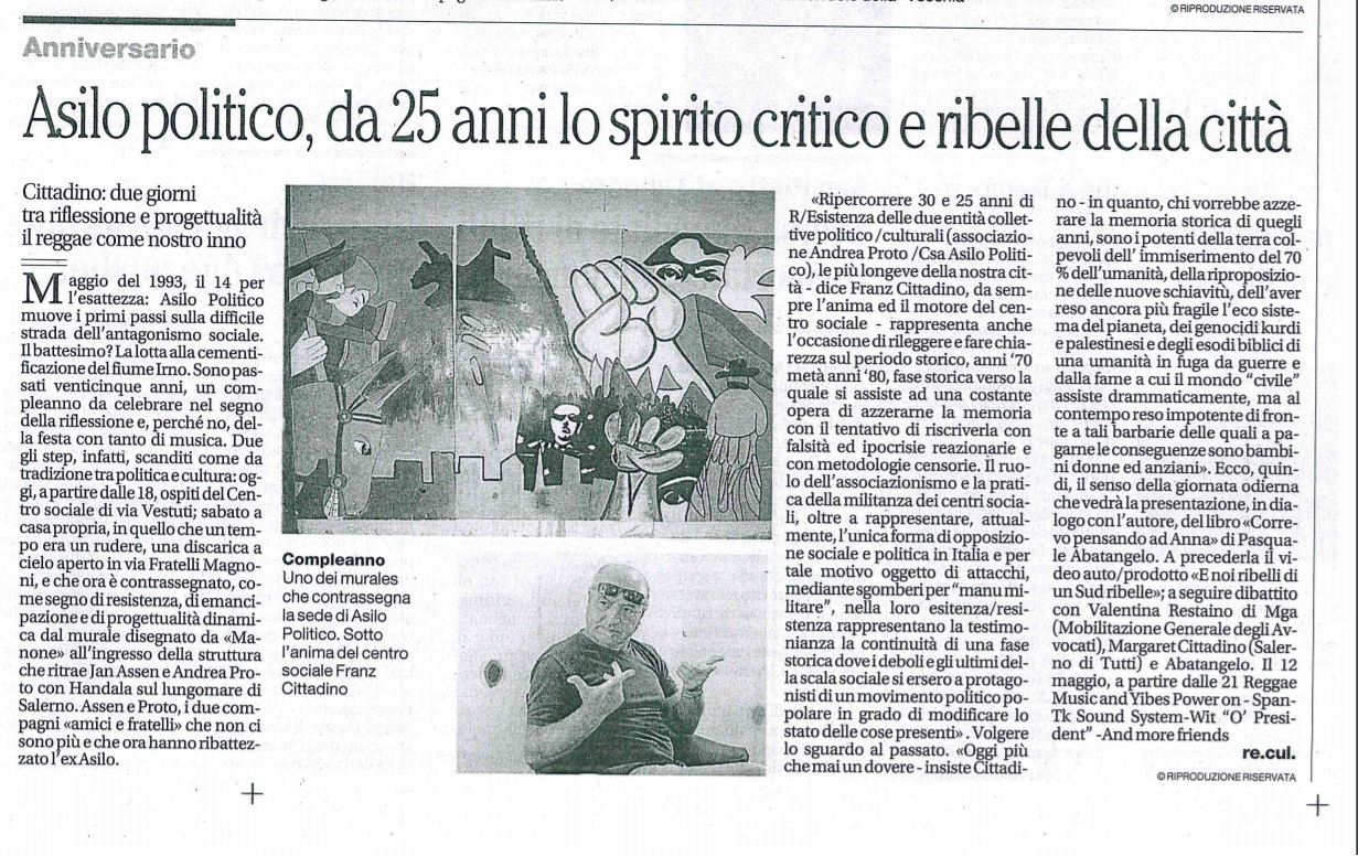 Articolo "Il Mattino"